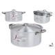 CASSERUOLA 24CM 5L ALLUMINIO
