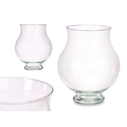 VASO VETRO BASE 28CM