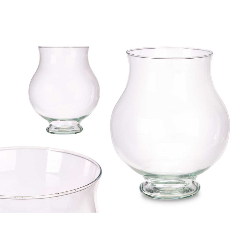 JARRON CRISTAL BASE 28CM