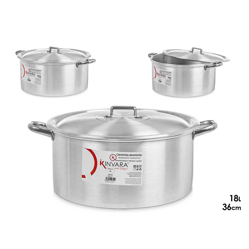 ALUMINIUM SAUCEPAN 36 CM 18 L