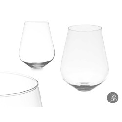 JARRON CRISTAL FORMA VASO 28CM