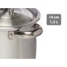 ALUMINIUM COOKING POT 14 CM 1,5 L