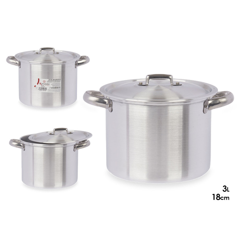 OLLA ALUMINIO 18 CM 3 L