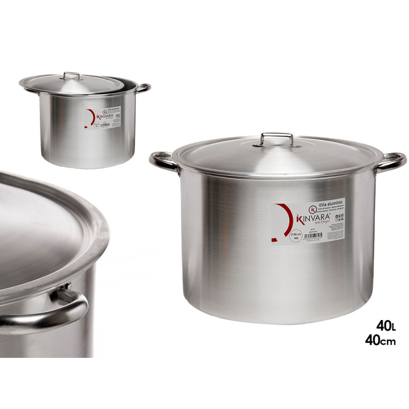 ALUMINIUM COOKING POT 40 CM 40 L