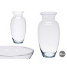 CRYSTAL VASE WIDE NECK 40CM