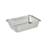 SET OF 4 RECTANGULAR ALUMINIUN TRAYS