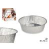 SET 2 BANDEJAS ALUMINIO REDONDAS GRANDES