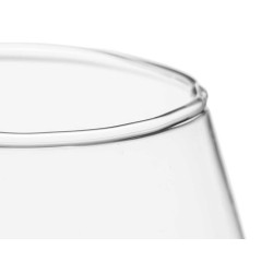 JARRON CRISTAL BASE ABOMBADA 40CM