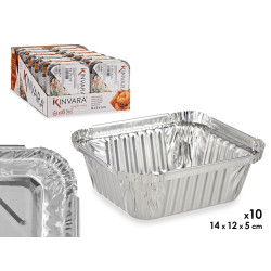 SET 10 TEGLIE ALLUM COPERCHIO PICCOLE