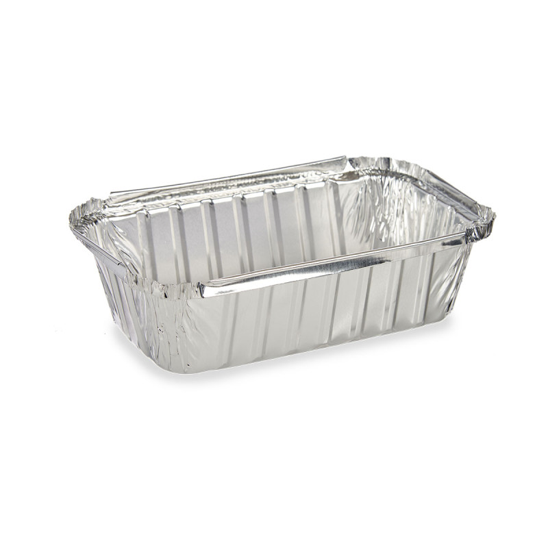 SET OF 6 MEDIUM DEEP ALUM TRAYS W/COVER