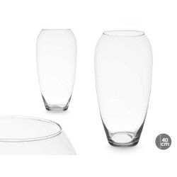 JARRON CRISTAL ABOMBADO 36CM
