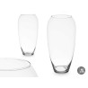 CONVEX CRYSTAL VASE 36CM