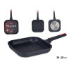 28X28 FULL INDUCTION MOLTEN CAST ALUMINIUM GRILL 