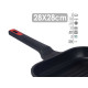 28X28 FULL INDUCTION MOLTEN CAST ALUMINIUM GRILL 