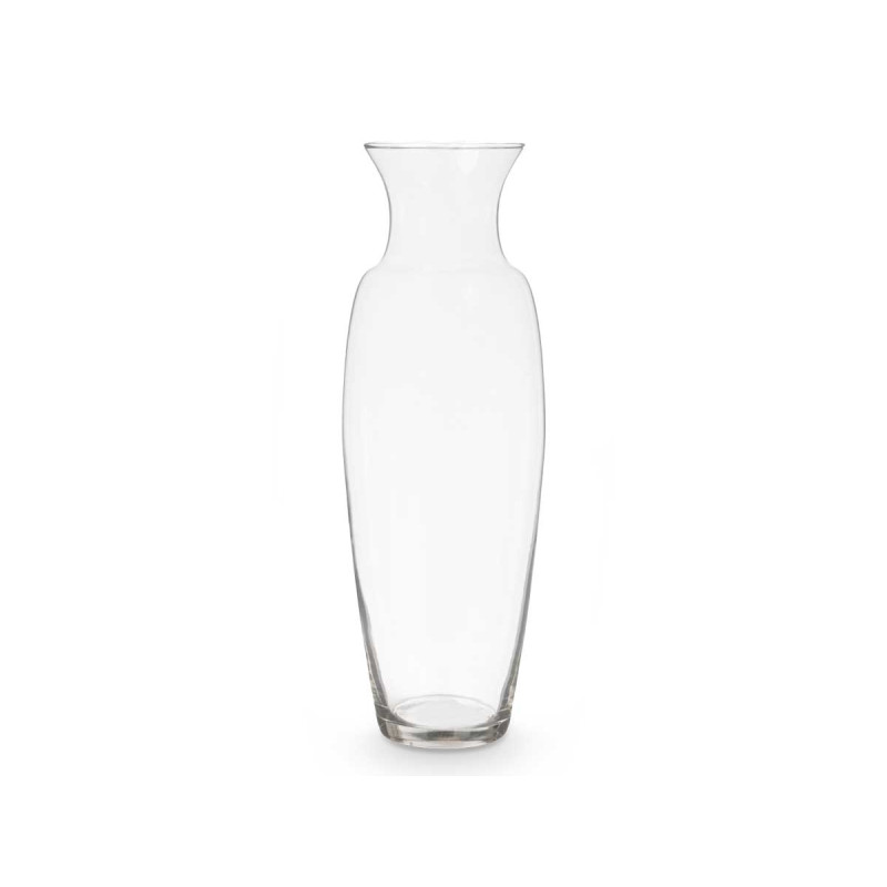 VASE EN VERRE GOULOT LARGE 50CM 