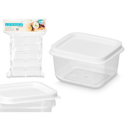 SET 10 SQUARE JAR LID 100ML