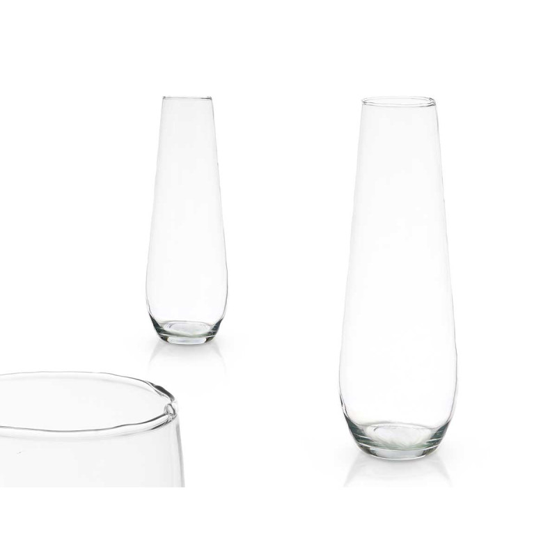 JARRON CRISTAL BASE ABOMBADA 50CM