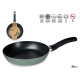 POELES ALUMINIUM 26CM VERT 