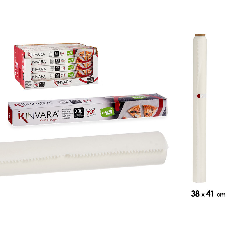 PAPEL FORNO 30 FOLHAS 38X41CM 