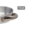 POELE ALUMINIUM AVEC ANSES 14CM