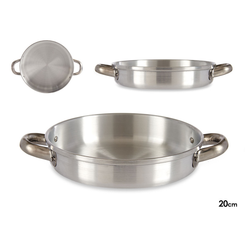 20CM ALUMINIUM FRYING PAN WITH HANDLES