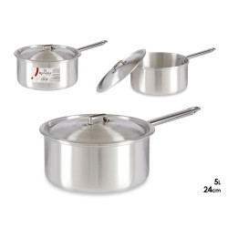 CAÇAROLA ALUMINIO COM TAMPA 24CM 