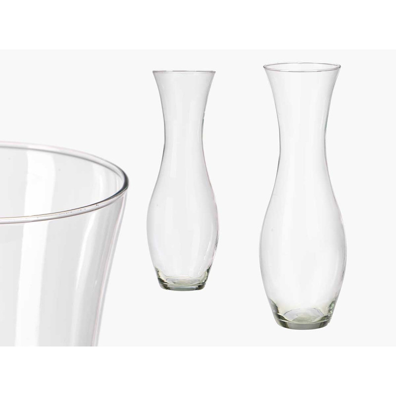VASO VETRO COLLO STRETTO 50CM