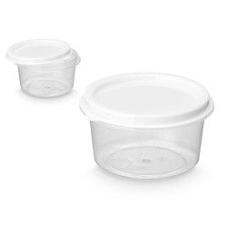 SET 10 ROUND JAR LID 50ML