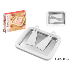 SET SORBETIÈRE 1 PLANCHE 2 SPATULES