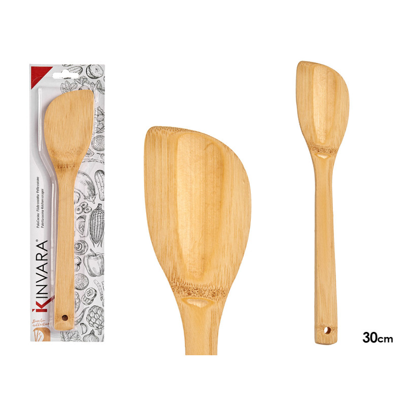 PALA COCINA BAMBU OVAL 30CM