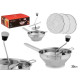 PRESSE-PURÉE ACIER AVEC 3 DISQUES 20 CM