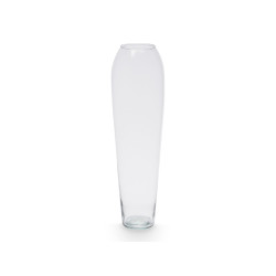 VASO VETRO BOMBATO 70CM