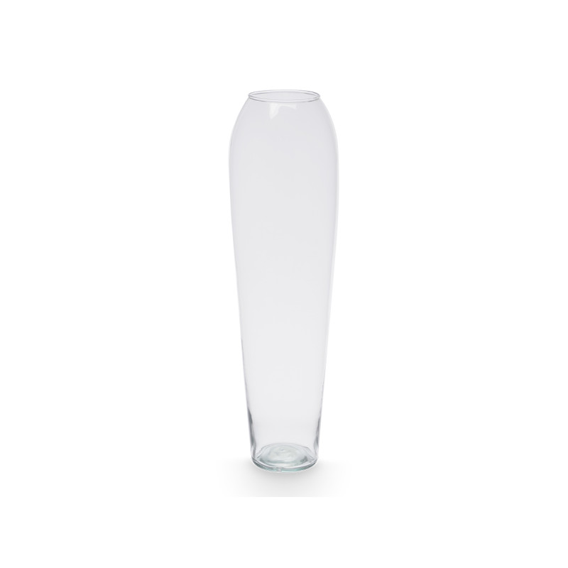 VASO VETRO BOMBATO 70CM