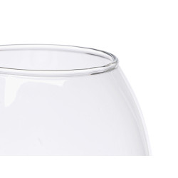 VASO VETRO BOMBATO 70CM