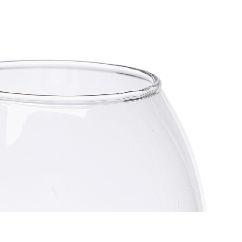 VASO VETRO BOMBATO 70CM