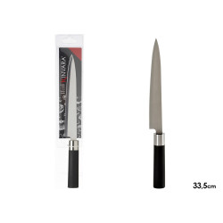 COUTEAU MOYEN ACIER MANCHE NOIR