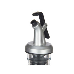 BOUTEILLE HUILE VERRE BOUCHON DISTRIBUTEUR 180ML