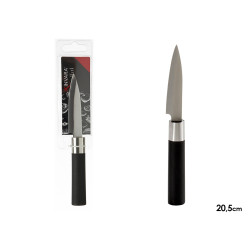 COUTEAU EPLUCHEUR ACIER MANCHE NOIR