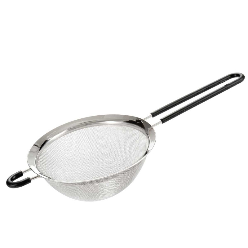 SCOLAPASTA 10CM DIAM ACCIAIO CON SILICON