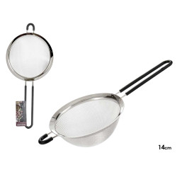 SCOLAPASTA 14CM DIAM ACCIAIO CON SILICON