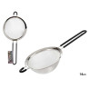 COLANDER14CM DIAM STEEL SILICONE MIX 2 C