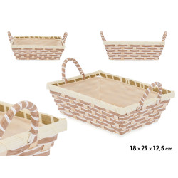 CESTA ASAS TRENZADO RECTANGULAR