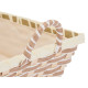 BASKET BRAIDED HANDLES RECTANGULAR
