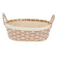 BASKET BRAIDED HANDLES OVAL