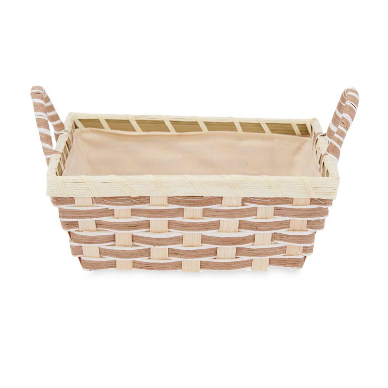 BASKET BRAIDED HANDLES SQUARED