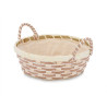 BASKET BRAIDED HANDLES ROUND