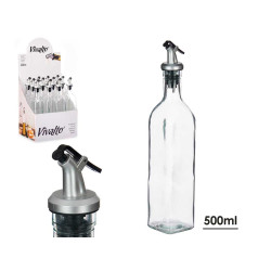 OLIERA IN VETRO CON TAPPO DOSATORE 500 ML