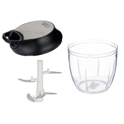 TRITURADOR MANUAL TAPA ACERO 5 CUCHILLAS