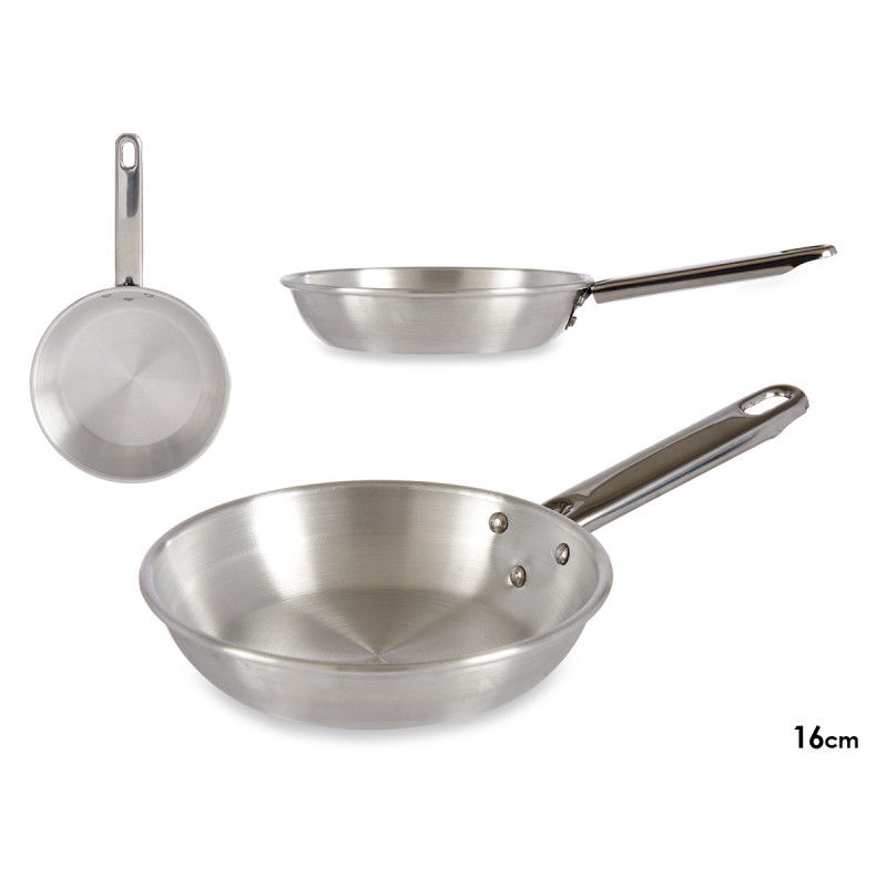 PADELLA ALLUMINIO CON MANICO 16CM