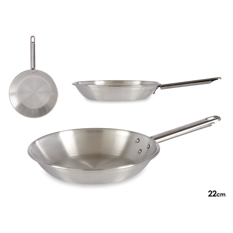 FRIGIDEIRA ALUMINIO COM CABO 22CM 